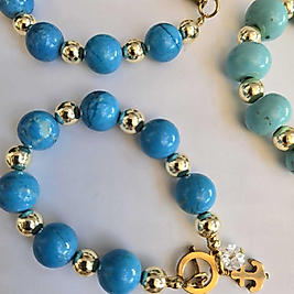 Turkuaz Hematit Doğaltaş Bileklik